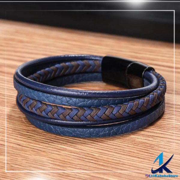 pulsera multicapa negro
