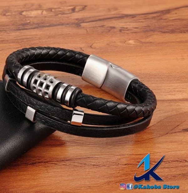 pulsera de cuero inox