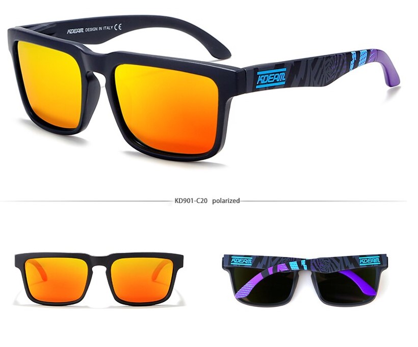 Gafas sol Kdeam clásico naranja