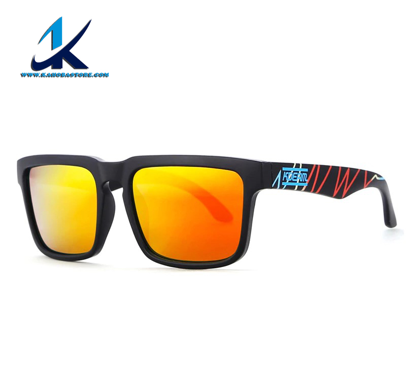 Gafas sol Kdeam clásico naranja con franjas