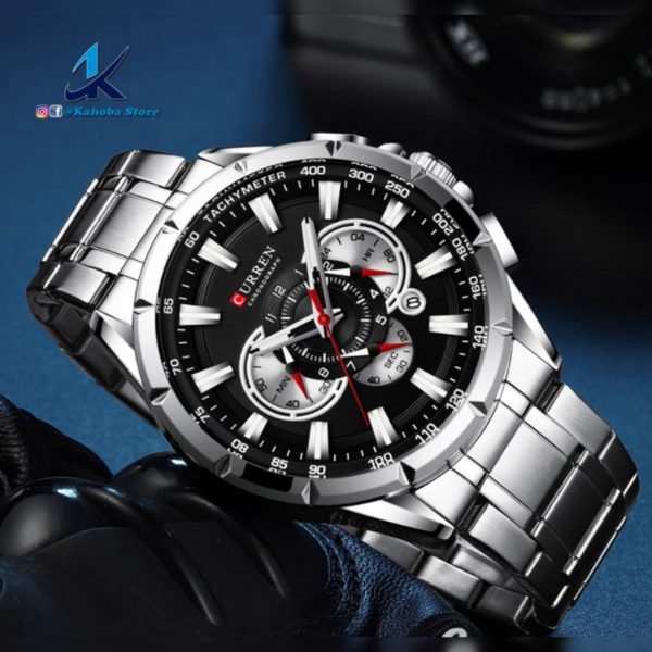 Reloj curren de acero inox cronografo