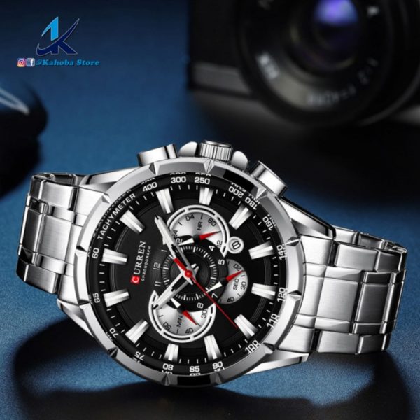 Reloj curren de acero inox cronografo