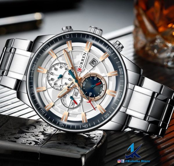 Reloj curren de acero inox cronografo