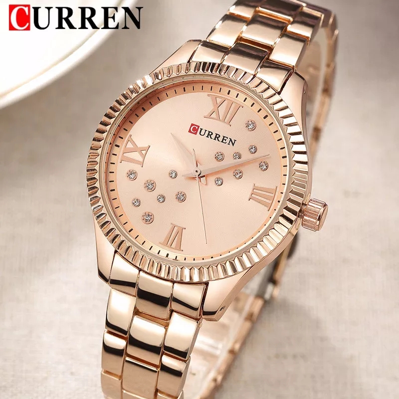 Reloj CURREN acero inox dorado