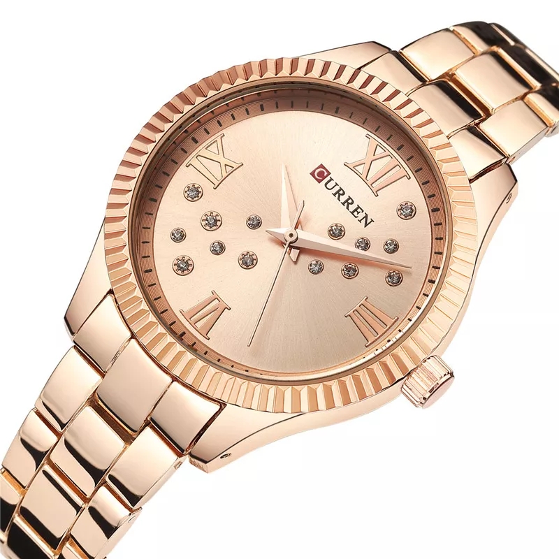 Reloj CURREN acero inox dorado