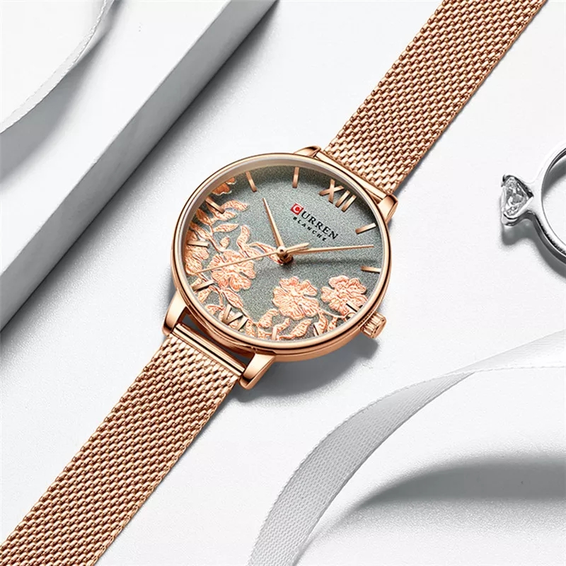 Reloj CURREN inox rosado