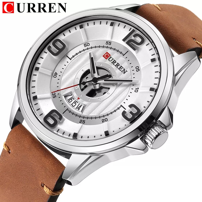 Reloj CURREN color café