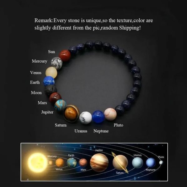 Pulsera de cuentas de galaxia