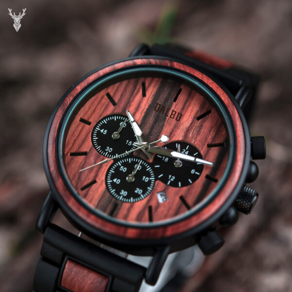 Reloj de madera de Bambú Orléans