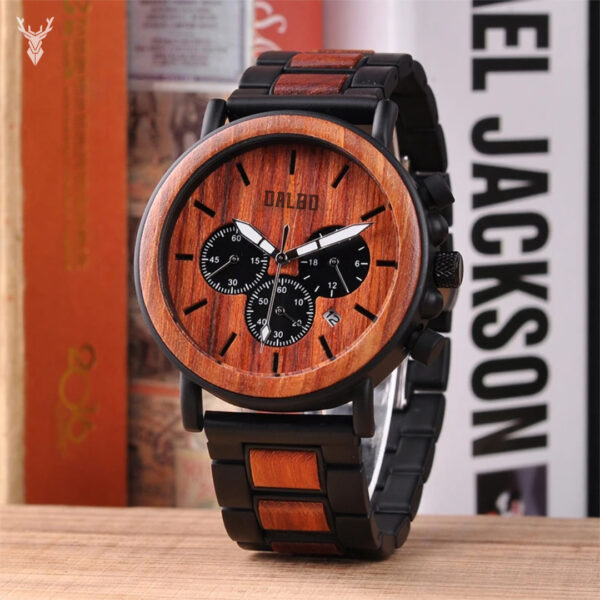 Reloj de madera de Bambú Orléans